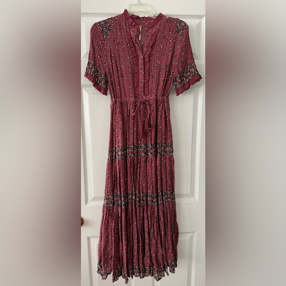 Free People boho maxi dress